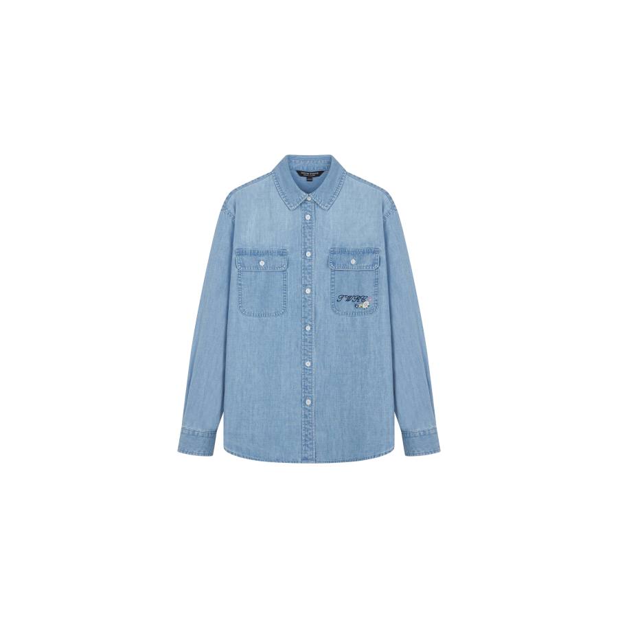 Teenie Weenie Shirt Women's Light Blue