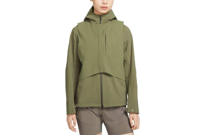 Nike Nike Storm FIT Jackets Women's Medium Olive Green Hooded Moderate Other