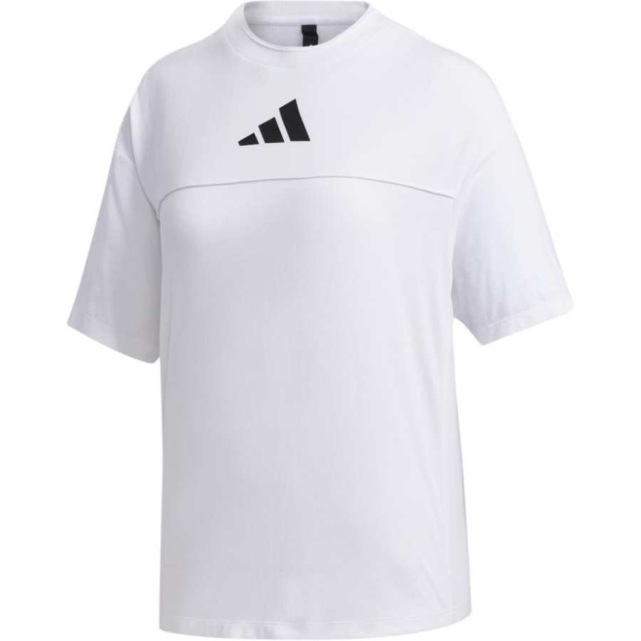 Adidas Adidas T Shirts Women's White Crew Neck Moderate