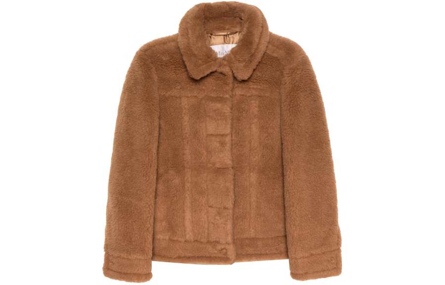 MaxMara MaxMara Jackets Women's Camel Square Collar Moderate