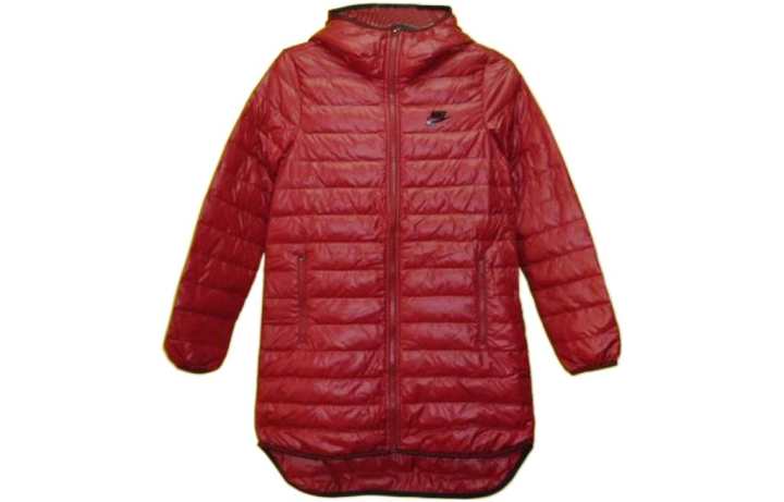 Nike Nike Down Jackets Women's Red Stand Collar Thickened Duvet Down Jacket