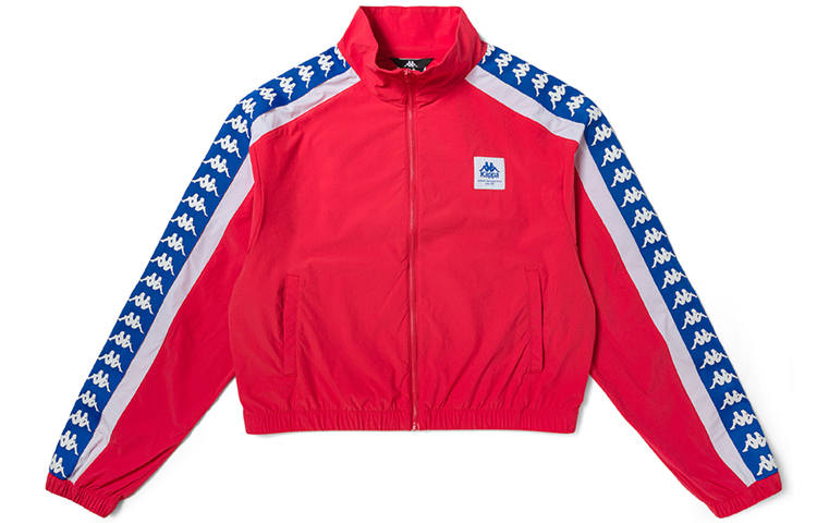 Kappa Jackets Women's Deep Coral Red 5523 Stand Collar Moderate Workwear