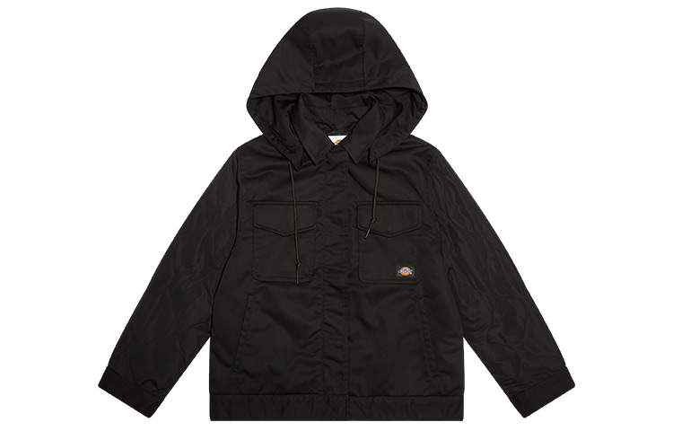 Dickies Jackets Women's Black Hooded Moderate Other