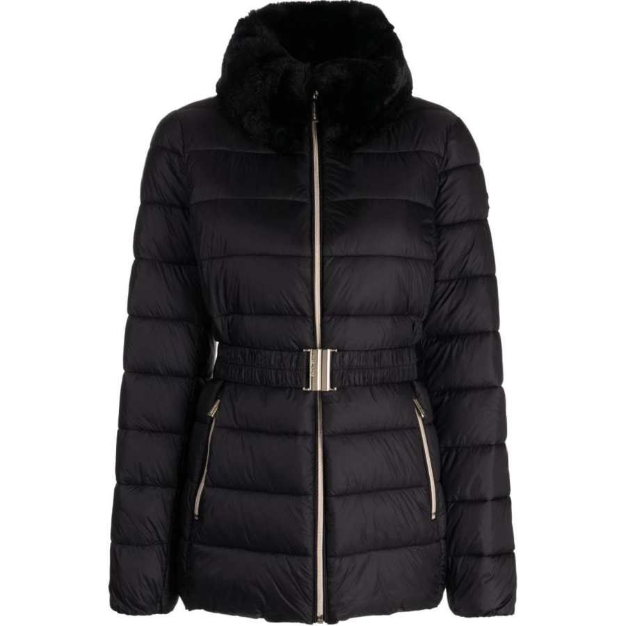 MICHAEL KORS Faux fur Collar Quilted Jacket