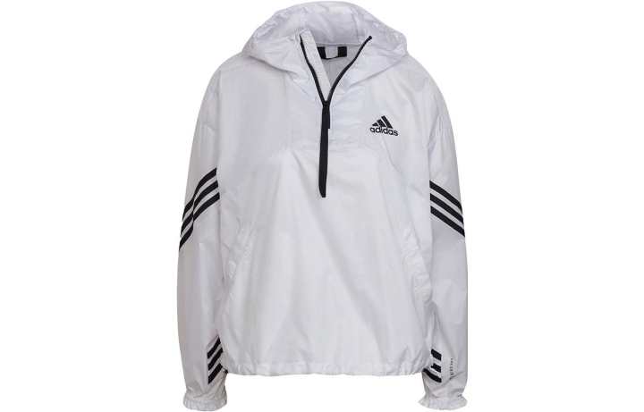 Adidas Adidas Jackets Women's White Hooded Moderate Other