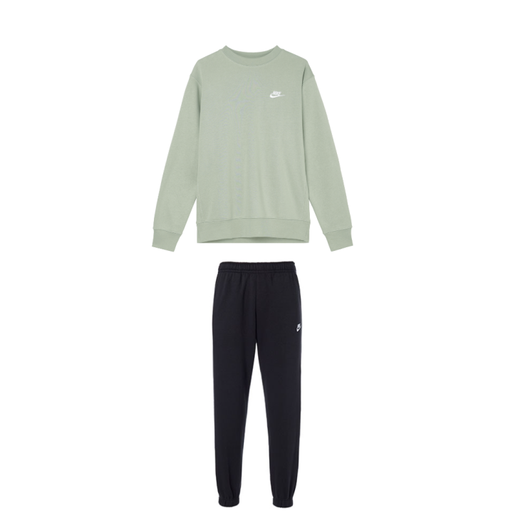 Nike Nike Casual Sportswear Men's Green/Black Crew Neck Moderate