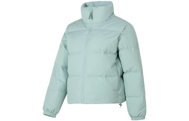 New Balance New Balance Down Jackets Women's Light Green Stand Collar Moderate Down Jacket