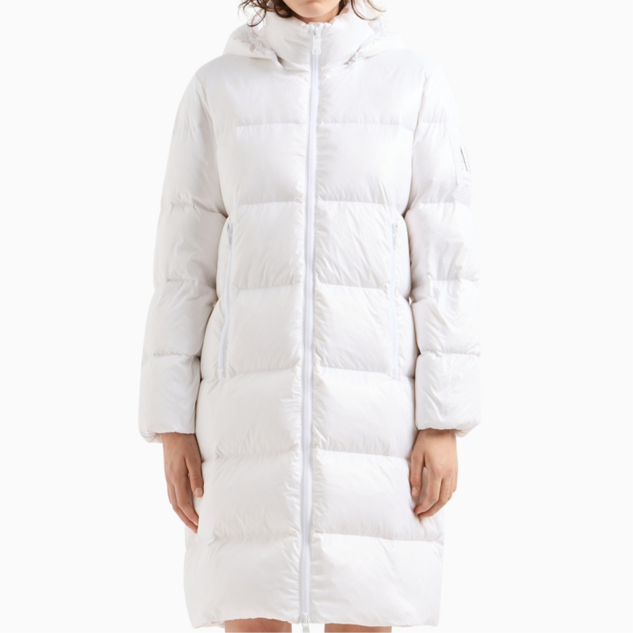 ARMANI EXCHANGE ARMANI EXCHANGE Logo Patch Hooded Padded Coat