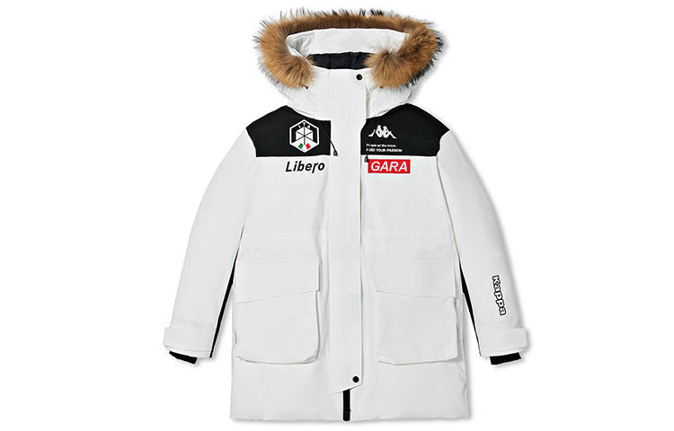 Kappa Down Jackets Women's Hooded Moderate Parka Down Jacket
