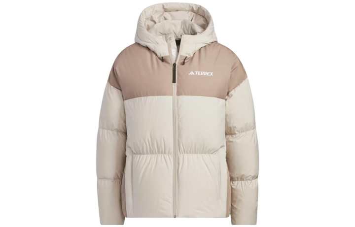 Adidas Adidas Goose Down Midweight Puffer Jacket Down Jacket Women's Beige