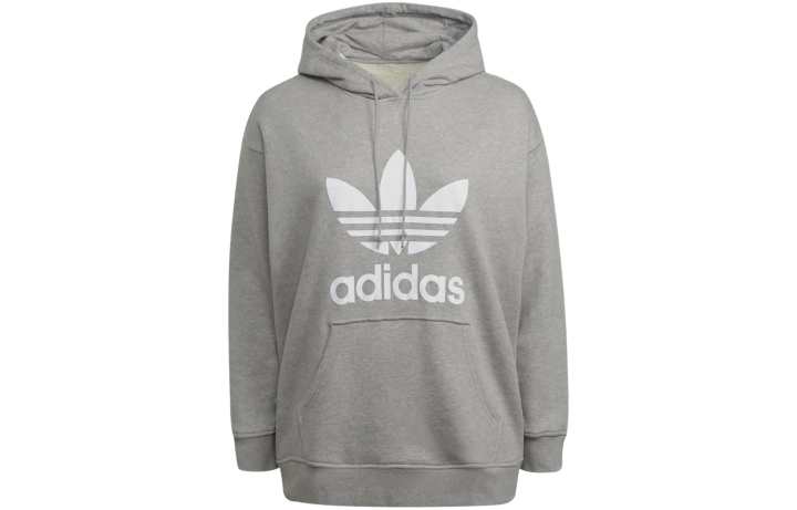 Adidas Adidas Sweatshirts Women's Gray Hooded Moderate Regular