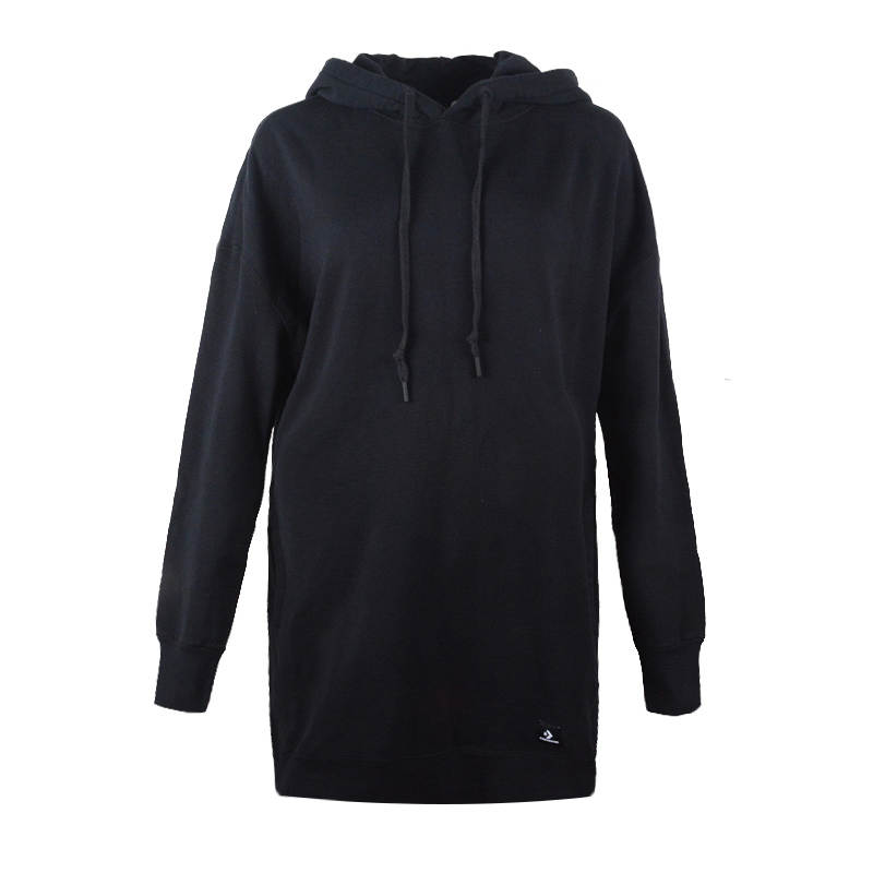Converse Essentials Pullover Hoodie Dress Sweatshirt Women's Black