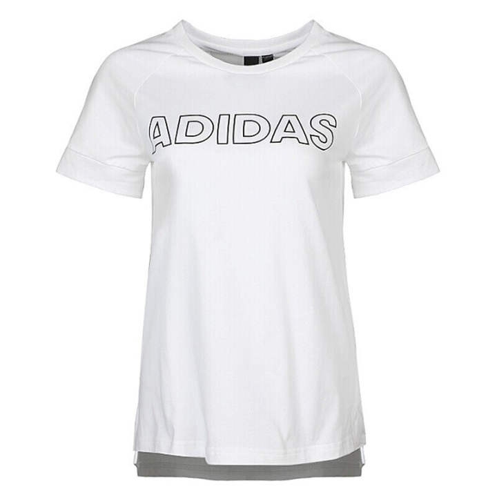 Adidas Adidas T Shirts Women's White Crew Neck Moderate