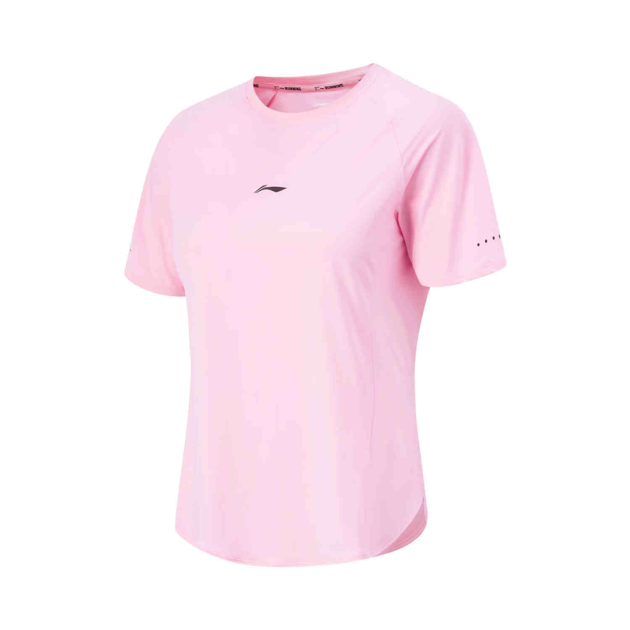 Li-Ning Li Ning Running Collection T Shirt Women's Diamond Pink