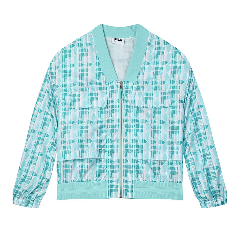 FILA Jackets Women's All Over Print V Neck Moderate