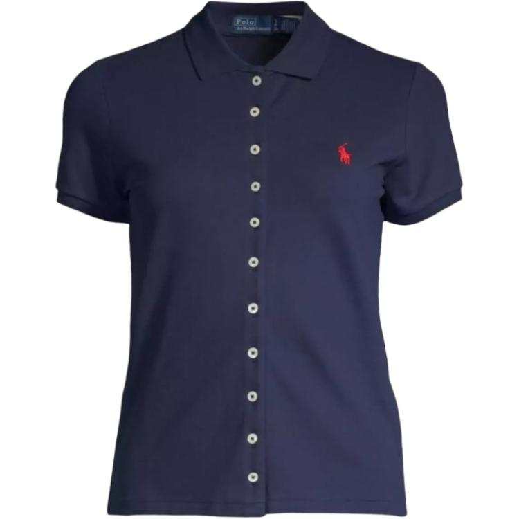 Polo Ralph Lauren Button-Front Polo T-Shirt