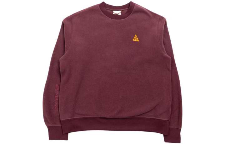 Nike Nike Women's Nrg Acg Polar Crewneck Burgundy