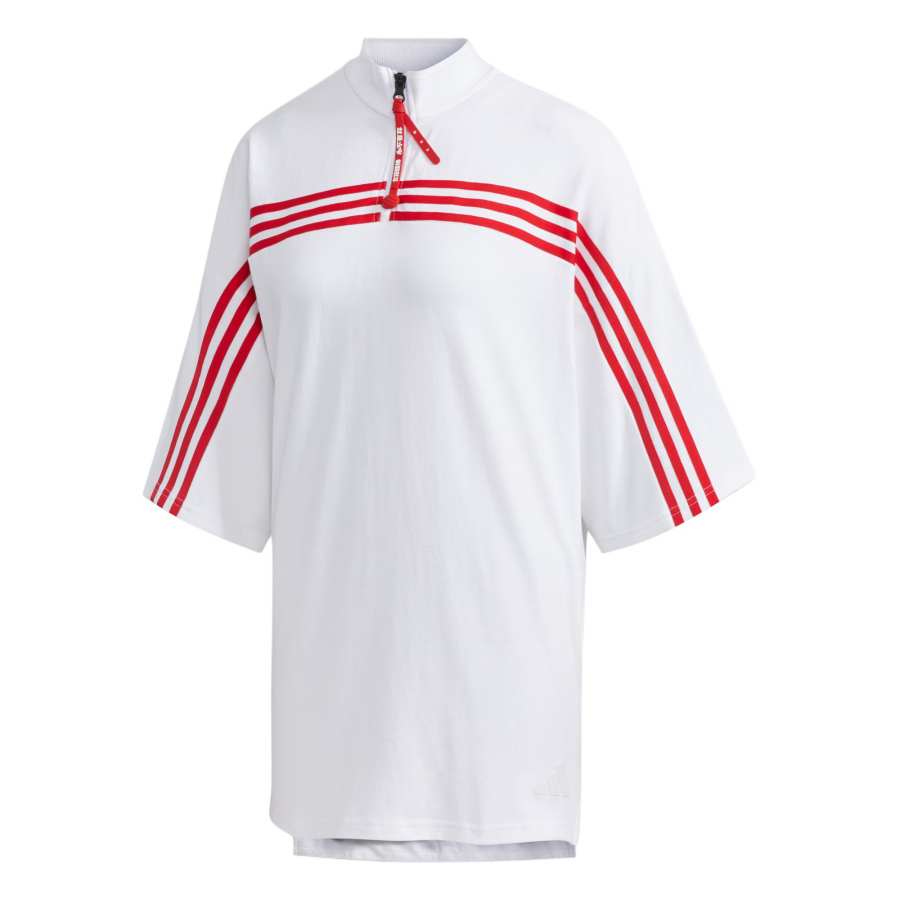 Adidas Adidas T Shirts Women's White Stand Collar Moderate Other