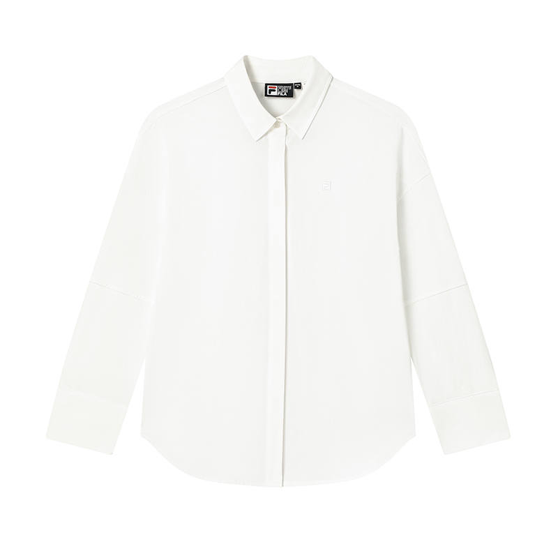 FILA Shirts Women's Cloud White WT Lapel Moderate Other