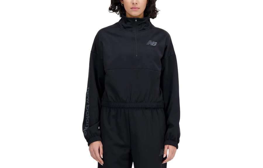 New Balance New Balance Relentless Performance Fleece 1/4 Zip Sweatshirt Women's Black