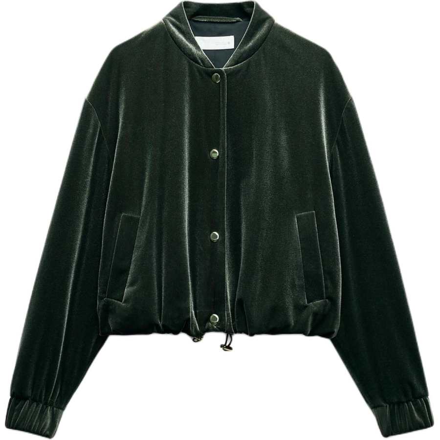 ZARA Jackets Women's Crew Neck Moderate