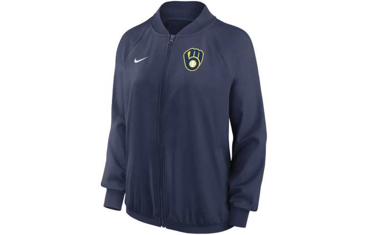 Nike Nike Milwaukee Brewers Women's's Nike Mlb Full Zip Hoodie