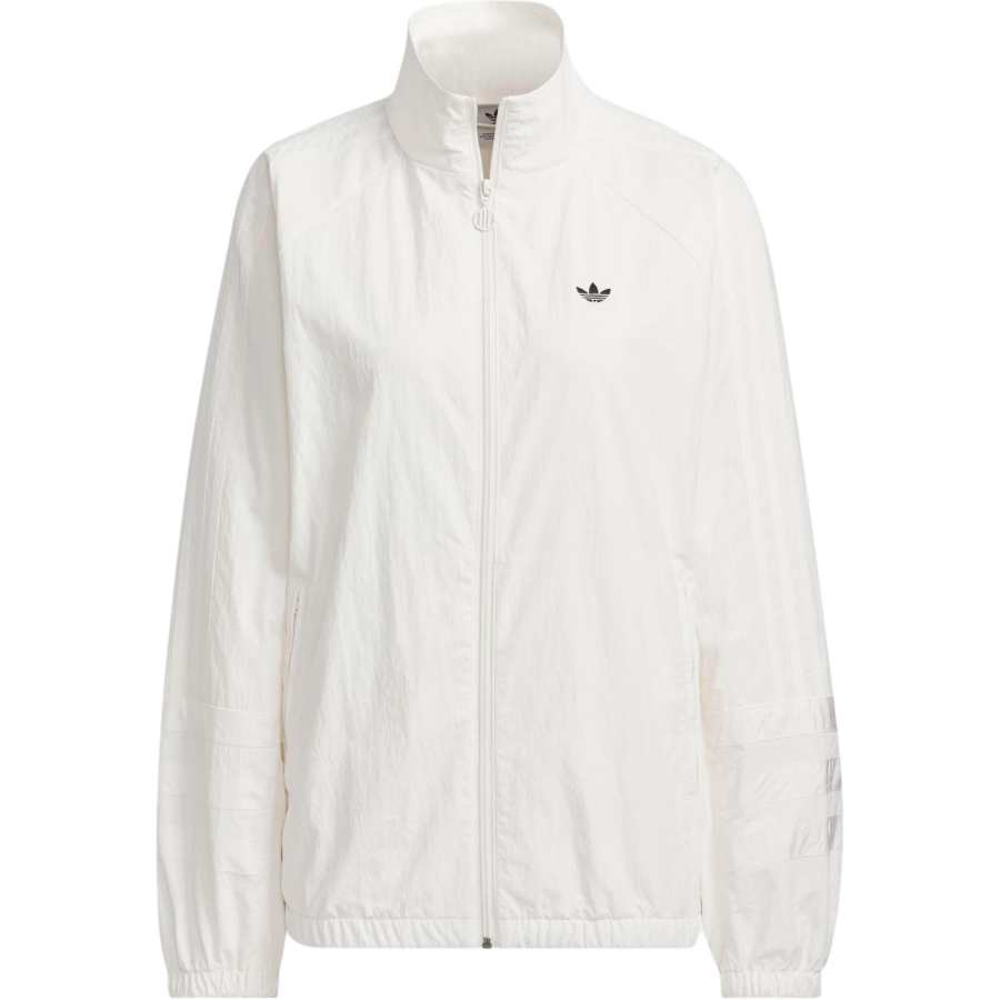 Adidas Originals RUCHED TRACK TOP TRACK TOP Jackets & Coats Women's White/Black