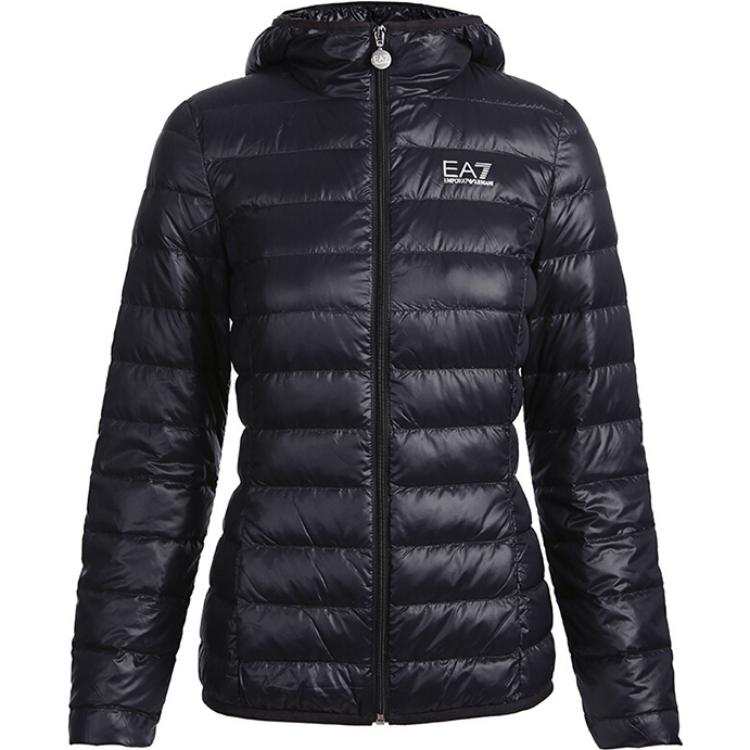 EMPORIO ARMANI EA7 SS23 Jackets & Coats Women's Black