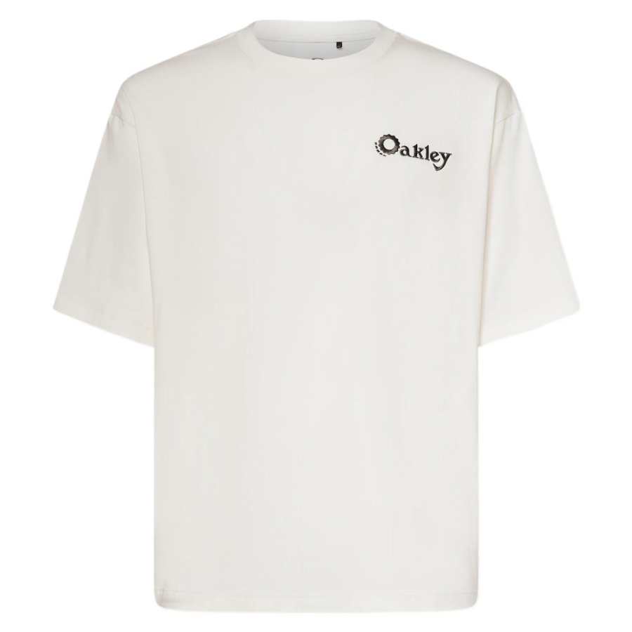 Oakley T Shirts Men's White Crew Neck Moderate