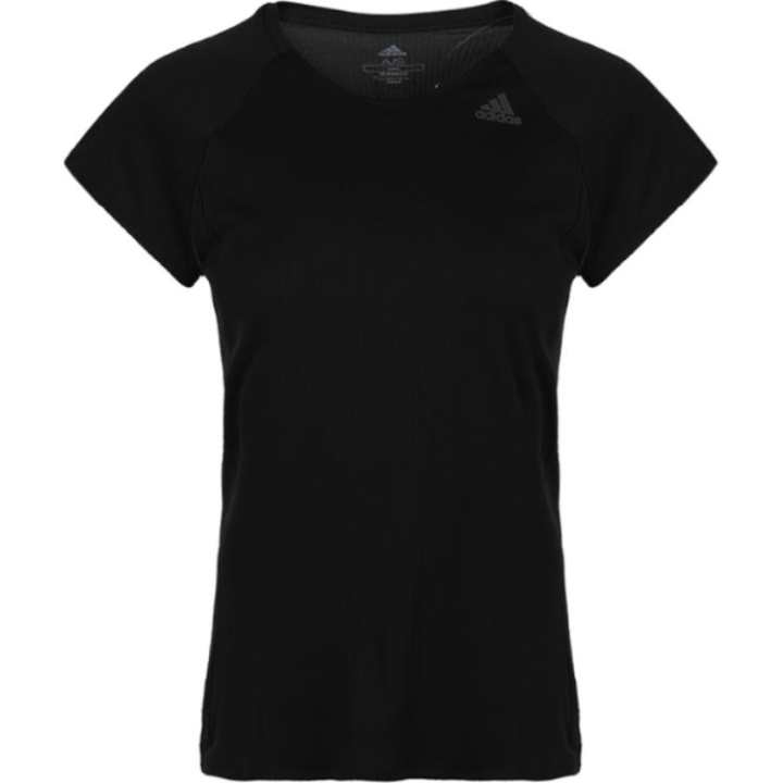Adidas Adidas T Shirts Women's Black Crew Neck Moderate