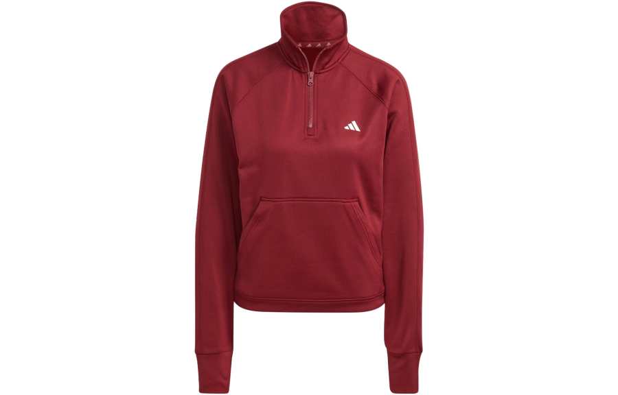 Adidas Adidas AEROREADY Jackets Women's Contour Red Stand Collar Moderate Other