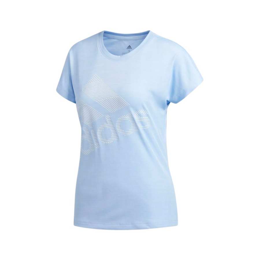 Adidas Adidas T Shirts Women's Blue Crew Neck Moderate Other
