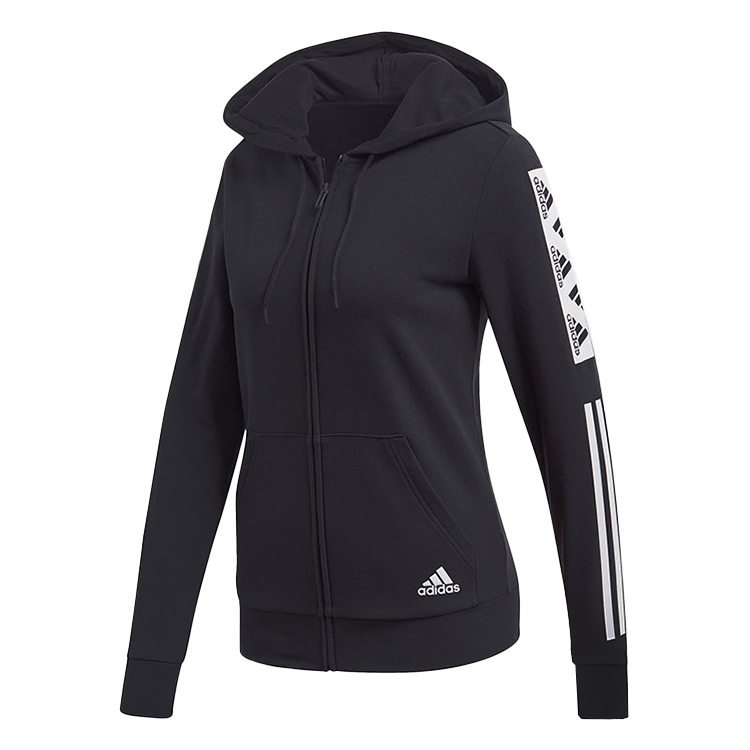 Adidas Adidas Jackets Women's Black Hooded Moderate Other