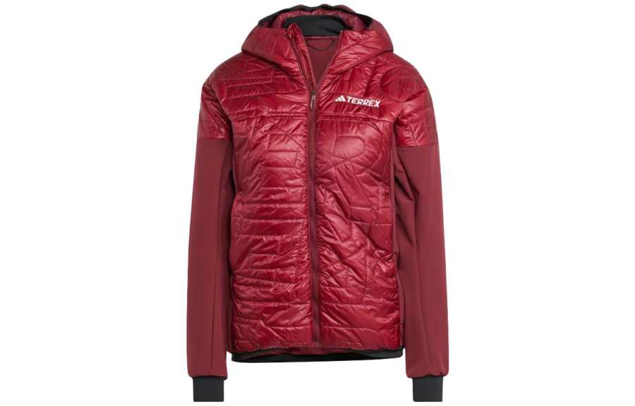 Adidas Adidas Jackets Women's Contour Red Hooded Moderate Other