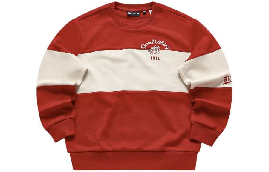 FILA FUSION Sweatshirt Women's Ai Le Red Blue