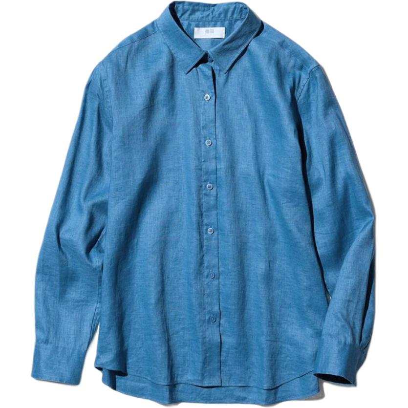UNIQLO Shirt Women's Royal Blue