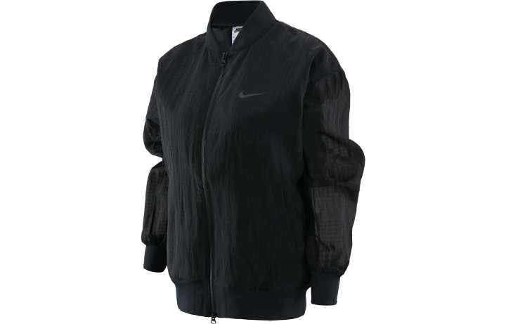 Nike Nike Women'ss Stand Collar Windproof Jacket Black
