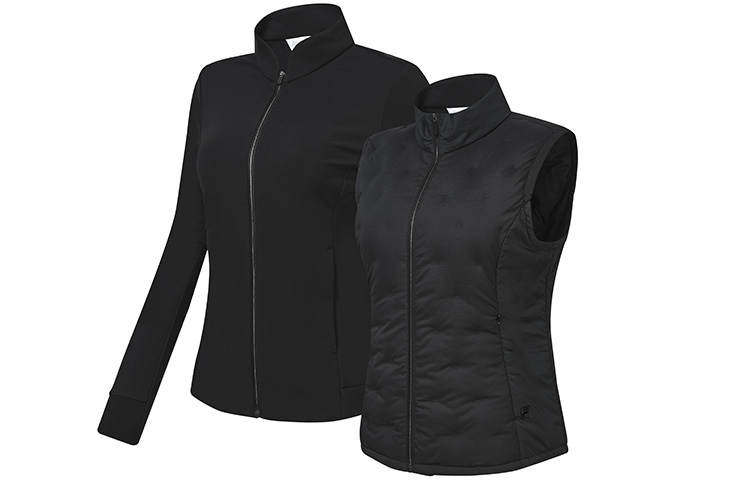 FILA Athletics Down Vest Women's Pitch Black