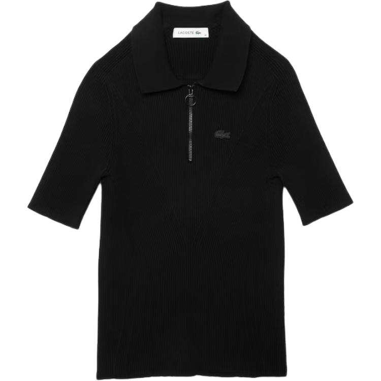 LACOSTE Polo Shirt Women's Black