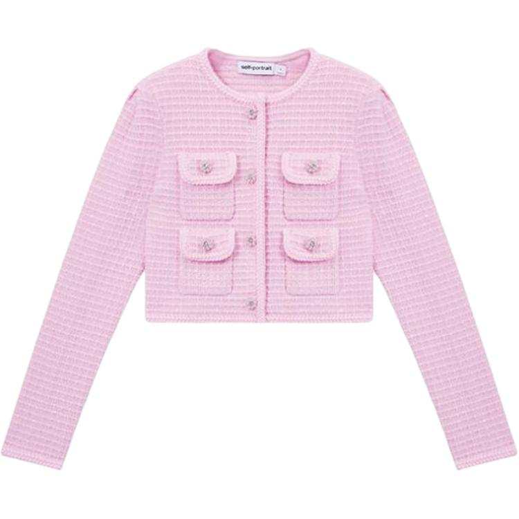 Self-portrait Self portrait Jackets & Coats Women's Pink