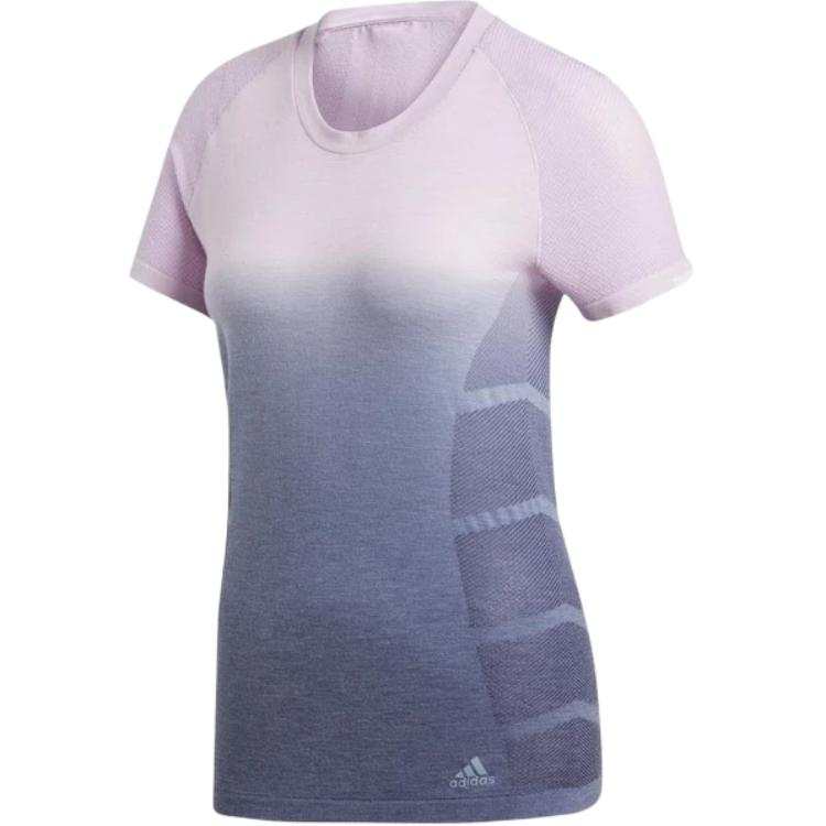 Adidas Adidas T Shirts Women's Pink Crew Neck Moderate