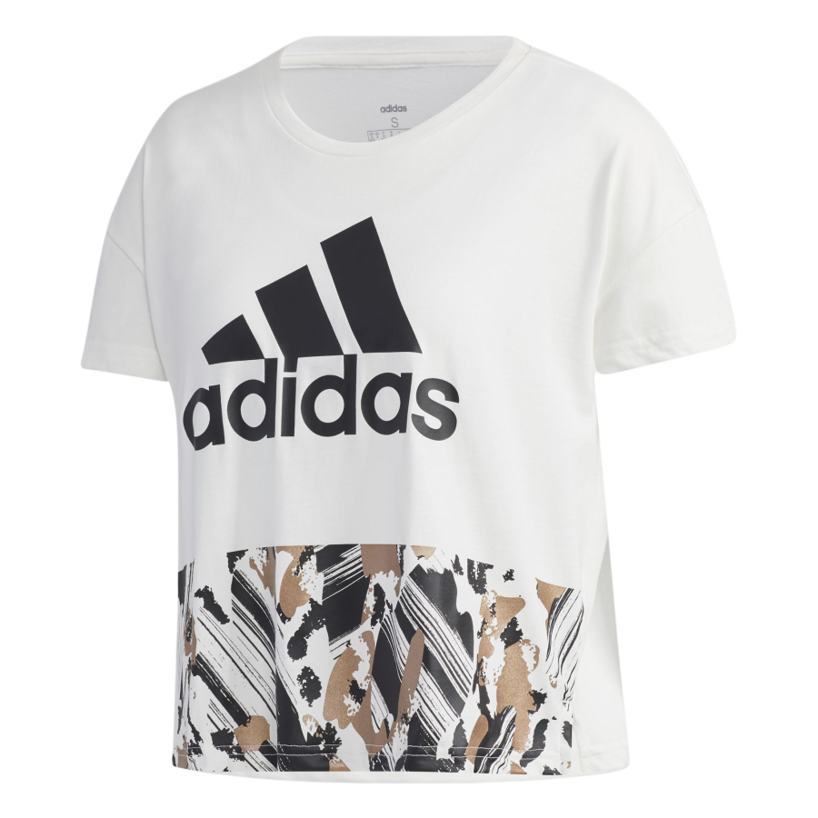 Adidas Adidas T Shirts Women's White Crew Neck Moderate