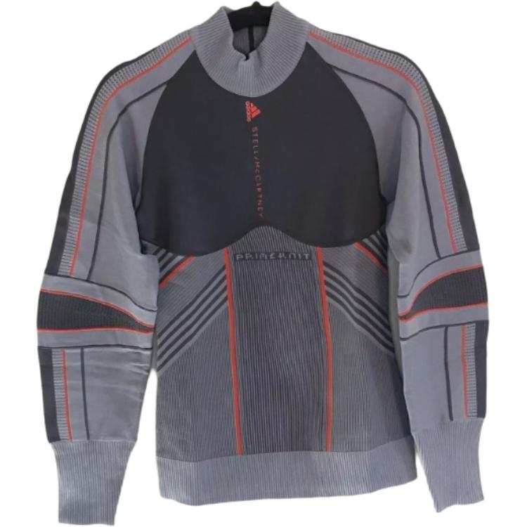 Adidas Adidas T Shirts Women's Gray Turtleneck Moderate Nipped In Waist