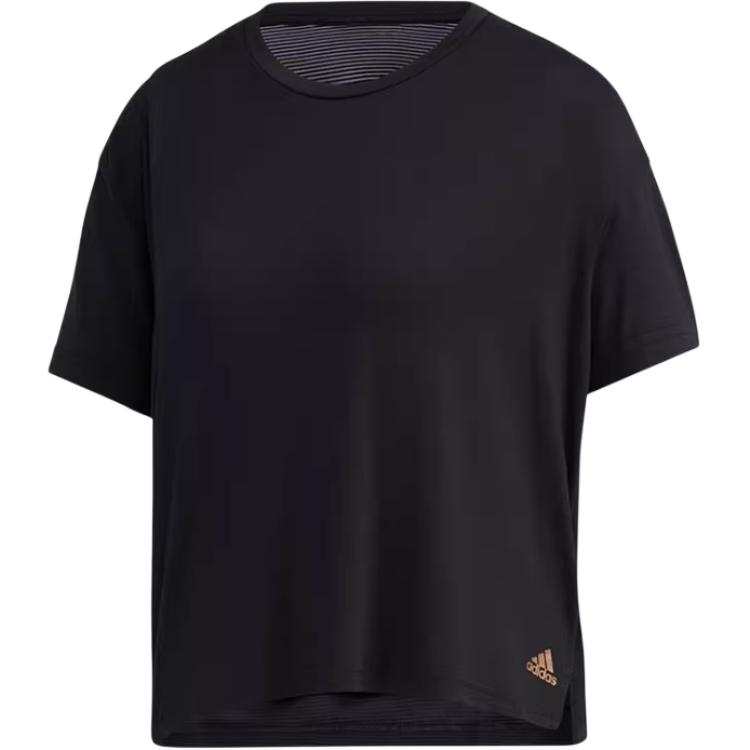 Adidas Adidas T Shirts Women's Black Crew Neck Moderate