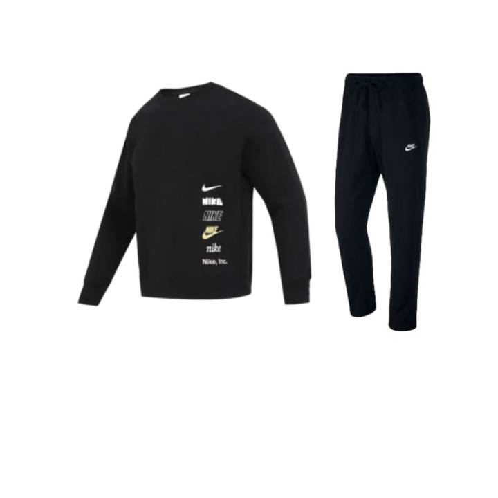 Nike Nike As M Nk Club+Bb Crew M Casual Sportswear Unisex Black