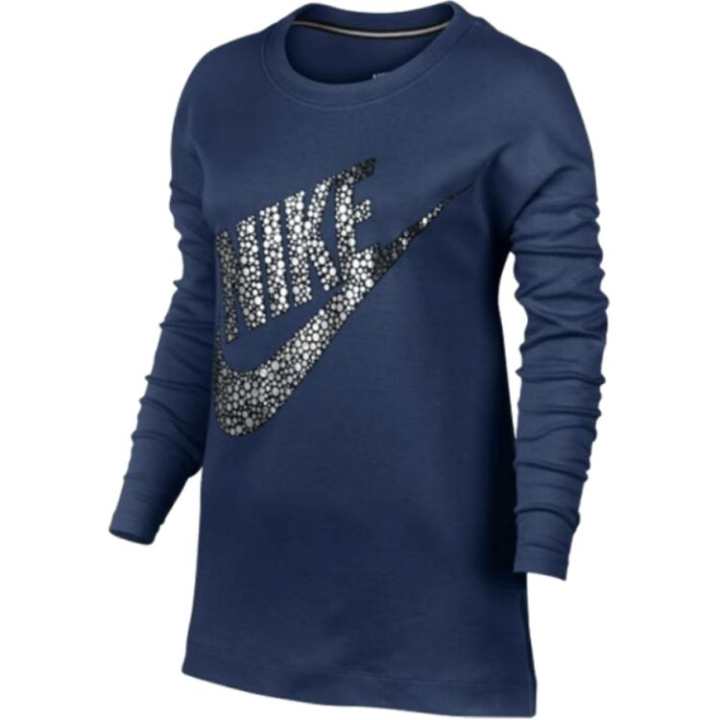 Nike Nike Sweatshirts Women's Blue Crew Neck Thickened