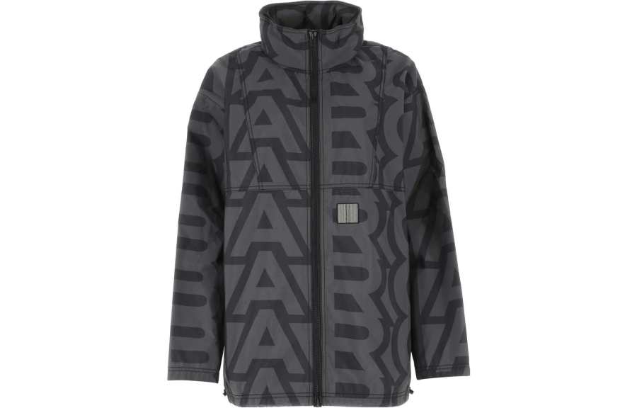 MARC JACOBS MARC JACOBS Monogram Printed Front Zip Jacket