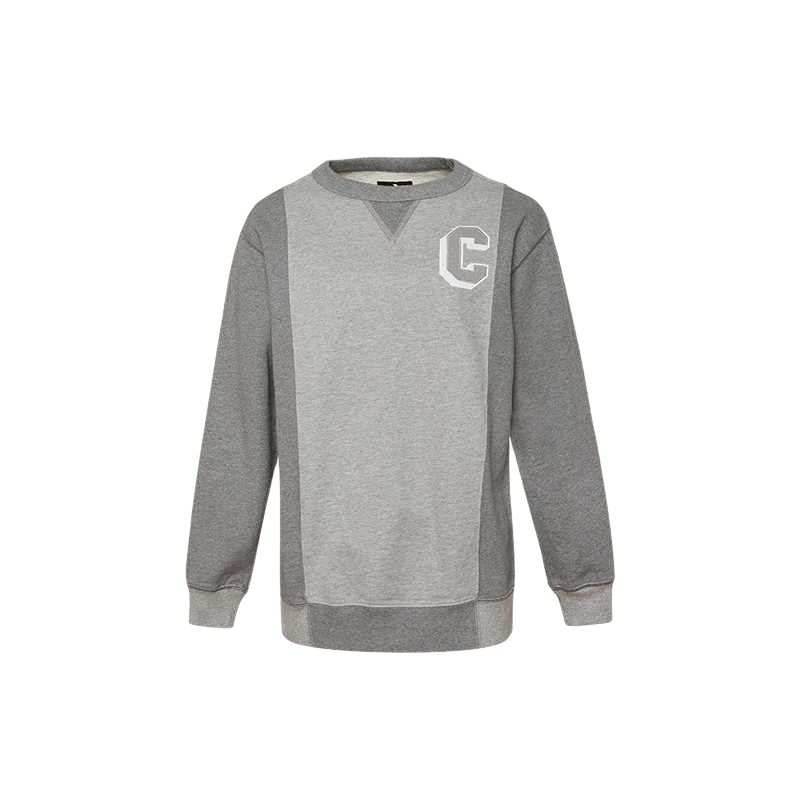 Converse Converse Sweatshirt Women's Mixed Textured Gray