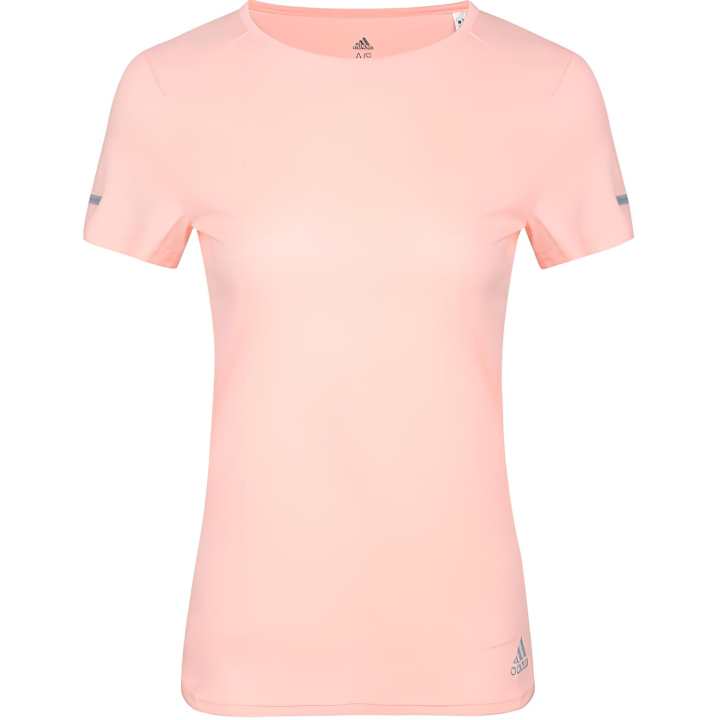 Adidas Adidas T Shirts Women's Pink Crew Neck Moderate