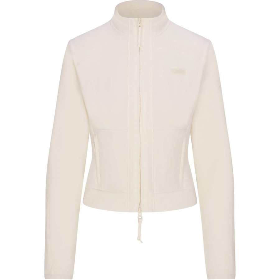 Skims FW24 FLEECE LOUNGE FITTED JACKET Jackets & Coats Women's ECRU/Natural